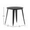 Flash Furniture 30 RD Dining Table Black Poly Top/Black Frame JJ-T14623-80-BKBK-GG - alternate 8